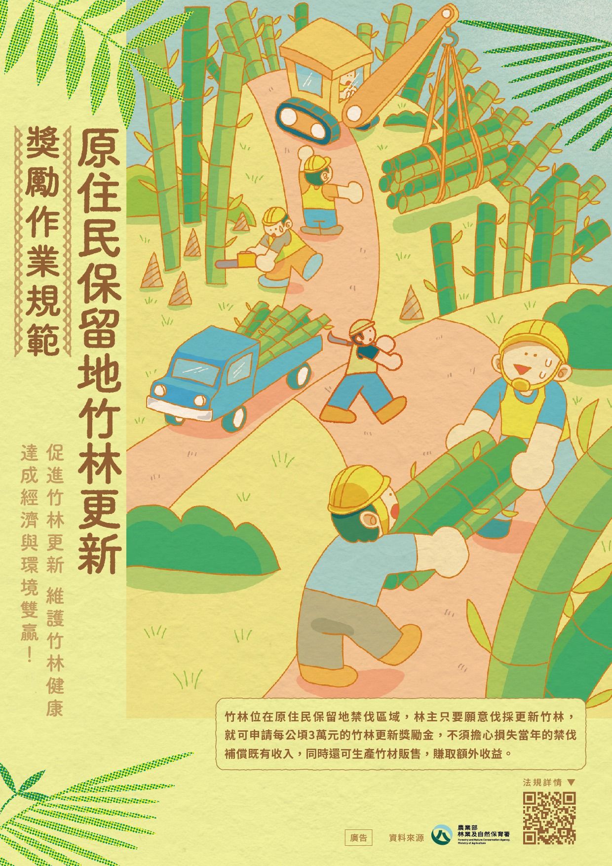 2024 原住民保留地竹林更新獎勵 簡章設計